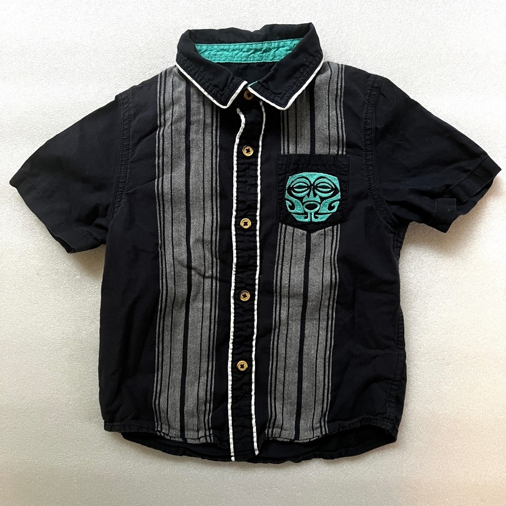 OshKosh Embroidered Hawaii Surfer Button Down